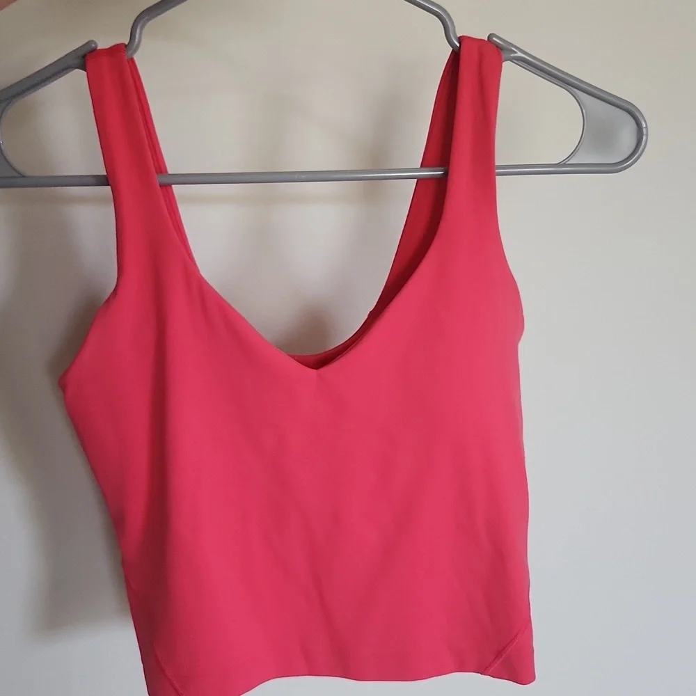 Lululemon Align Tank Top Lip Gloss Pink Size 2 Excellent Condition - Picture 5 of 8